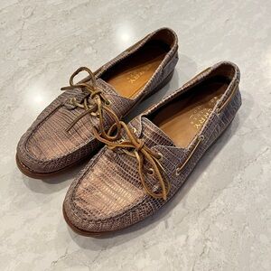 Sperry Brown Leather Boat Shoes